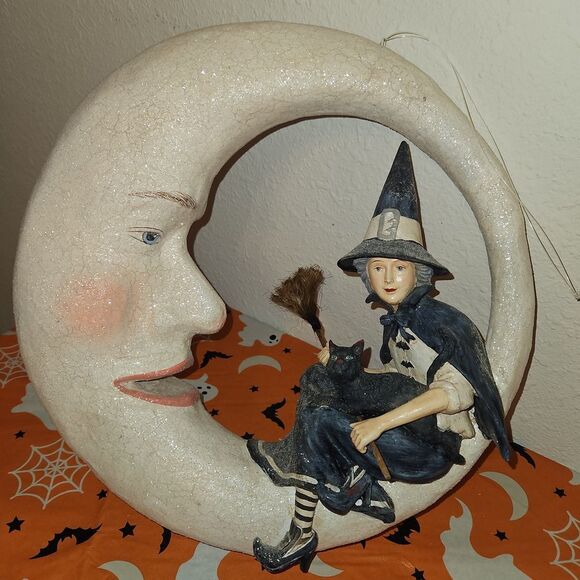 Bethany Lowe Witching Hour Hanging Moon - Picture 3 of 5